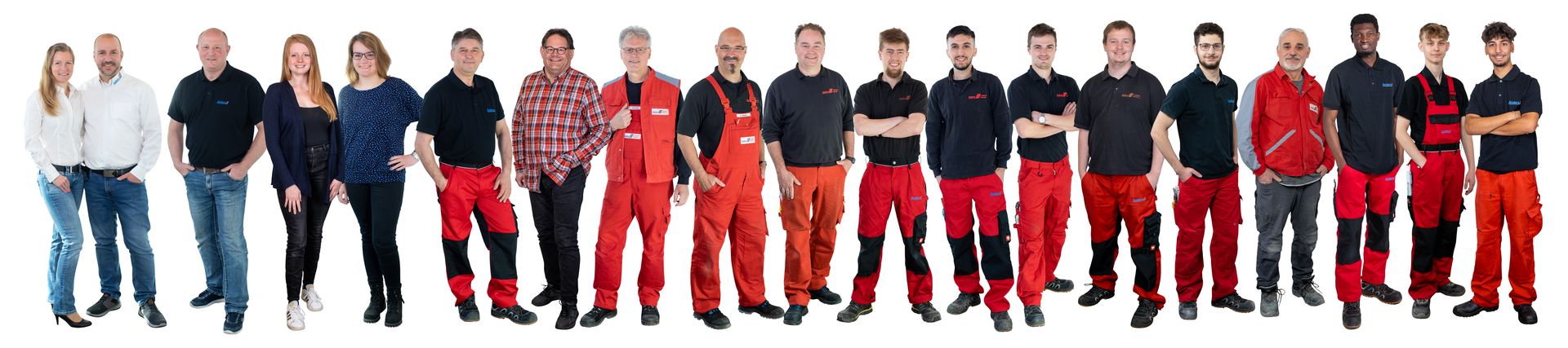 Das Team der Anders Heizung-Sanitär GmbH Bremen – Büro und Montage gemeinsam